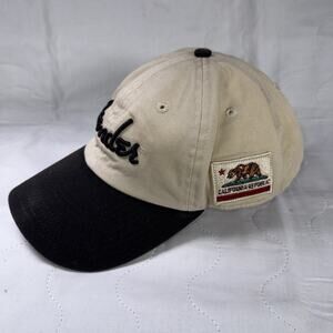 Fender Guitar Logo Hat Cap California Republic Bear Strapback Cotton